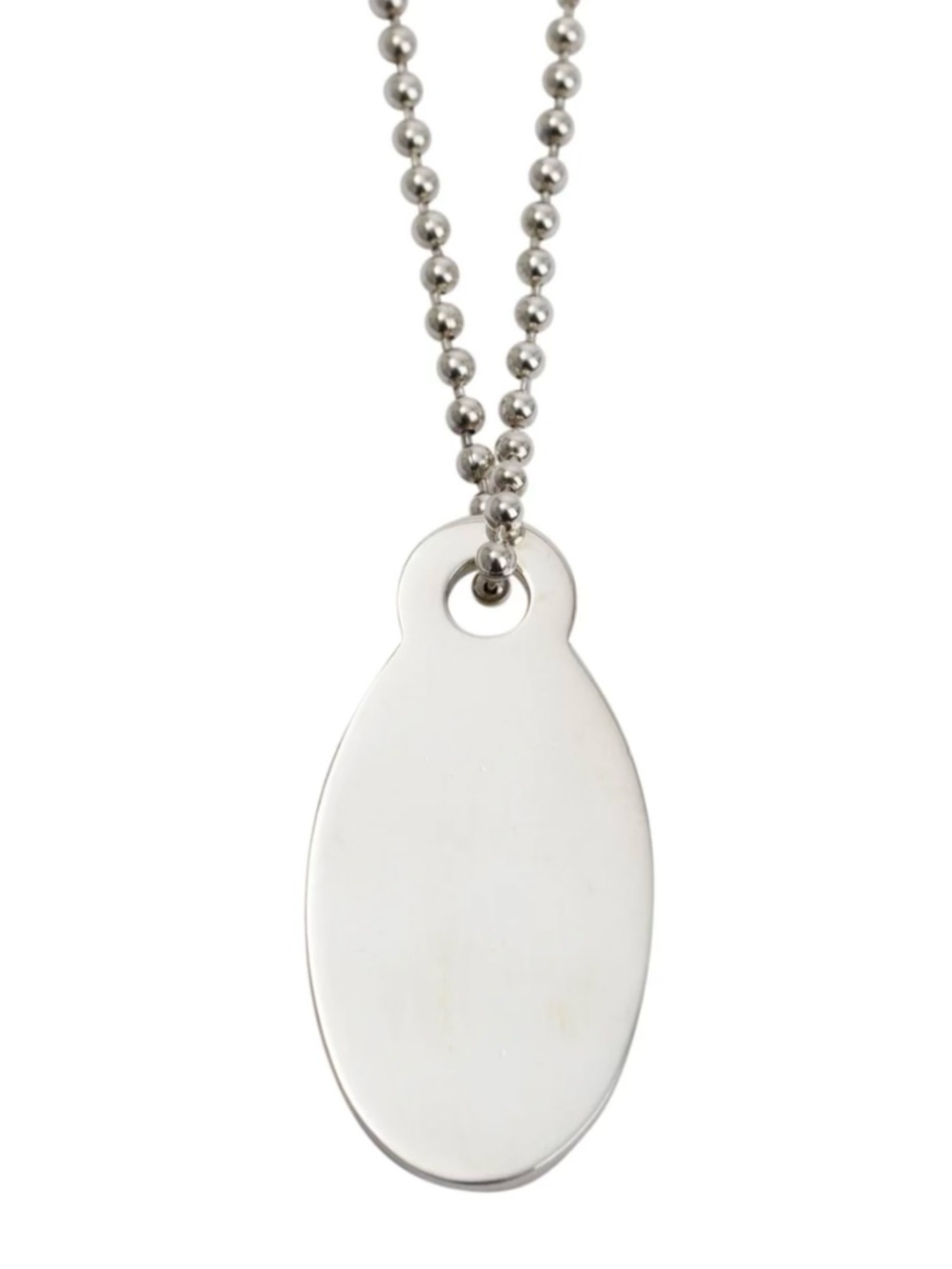 Tiffany & Co. Large Dog Tag on Ball Chain - Picture 4 of 4